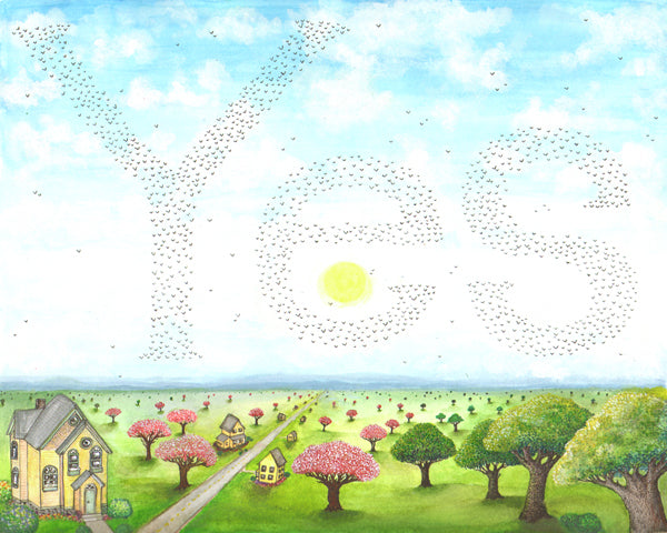 Incidentally, Hundreds of Birds Say Yes | Open Edition Giclée Reproduction