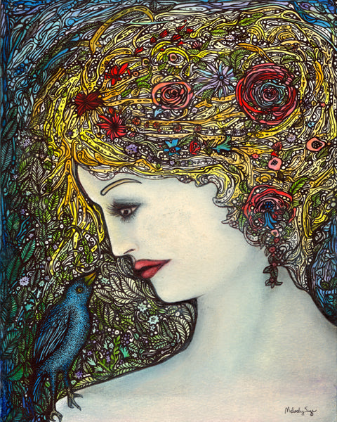 What the Bluebird Told Me | Open Edition Giclée Reproduction