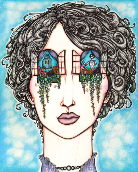 Ventanas del Alma | Reproducción Giclée de Edición Abierta