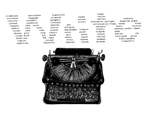 Escribir | Reproducción Giclée de edición abierta