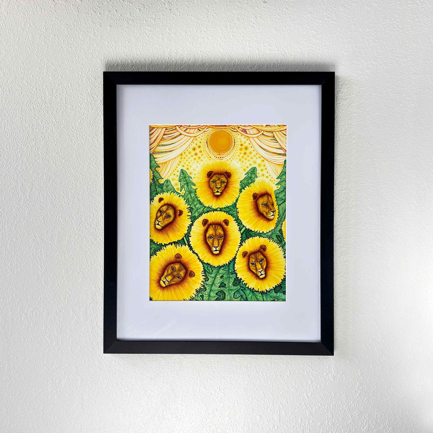 Dandelions | Original Ink and Watercolor Painting