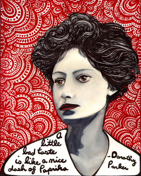 Dorothy Parker in Paprika | Open Edition Giclée Reproduction