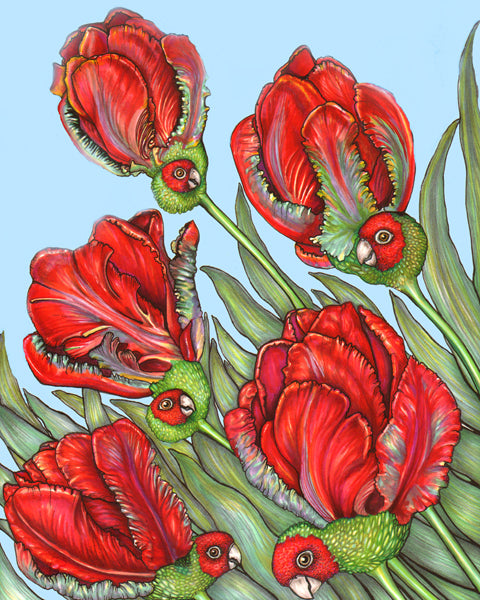 Parrot Tulips | Open Edition Giclée Reproduction