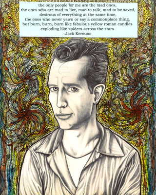 Portrait of Jack Keroac | Open Edition Giclée Reproduction