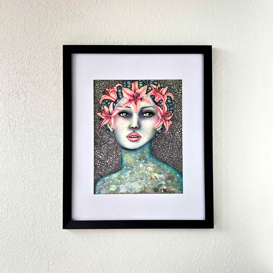 Stargazer | Original Mixed Media Painting