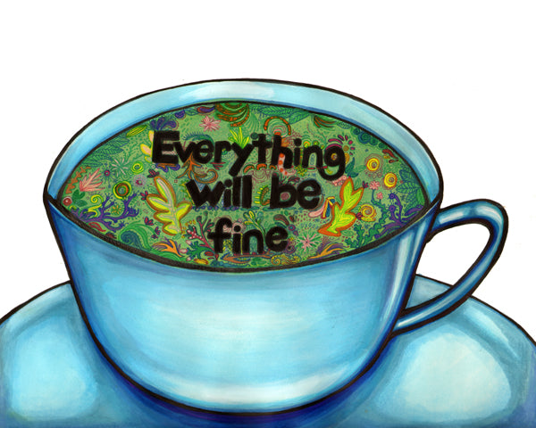 Tea Leaf Reading | Open Edition Giclée Reproduction