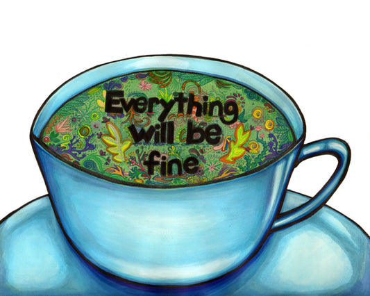 Tea Leaf Reading | Open Edition Giclée Reproduction