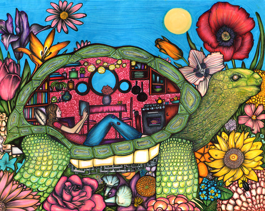 El móvil de la tortuga | Reproducción Giclée de edición abierta