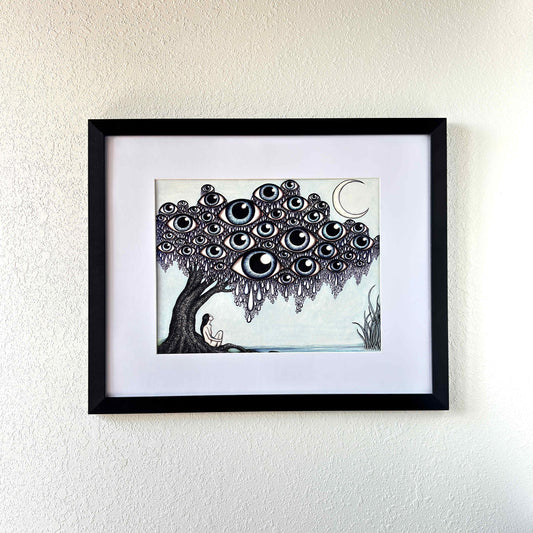 Weeping Willow | Original Ink and Watercolor Painting